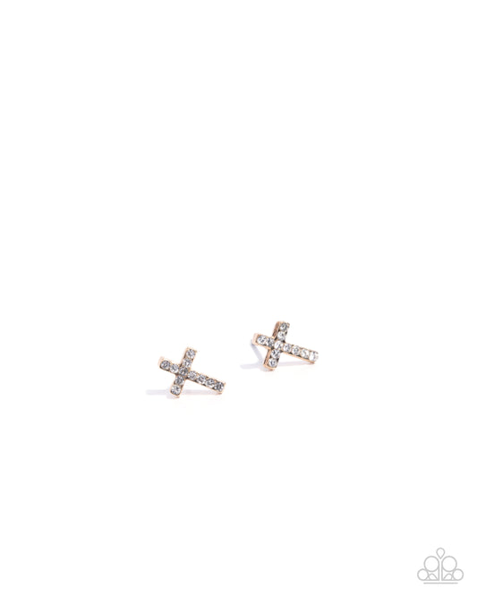 Sacred Shimmer - Gold Earrings
