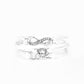 Paparazzi Infinitely Irresistible - White Bracelet