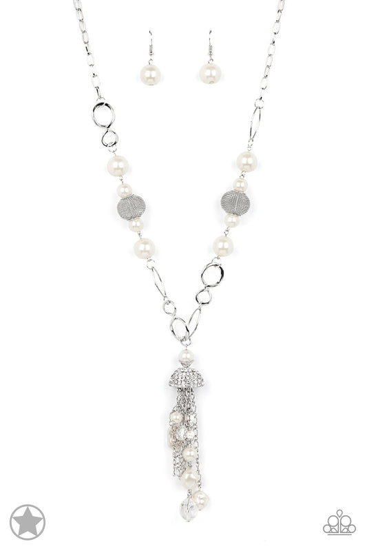 Designated Diva White Blockbuster Necklace